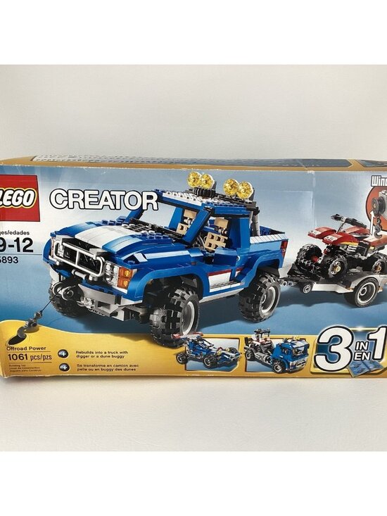 LEGO Creator 5893 Offroad Power Dune Buggy 3-in-1 Set (New Open Box) 1061 Pieces - Picture 1 of 9